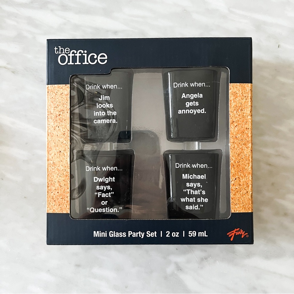 THE OFFICE Watch Party Shot Glasses